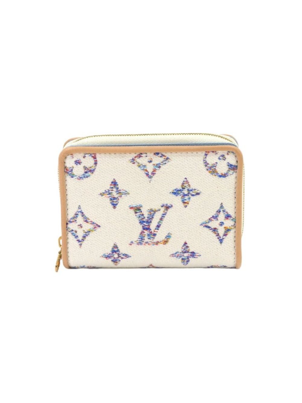 Louis Vuitton Monogram Jacquard Portefeuille Lou Bifold Wallet Multicolor